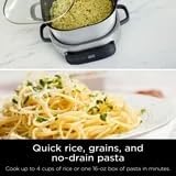 Ninja Foodi MC1100 6.5 Qt PossibleCooker 6-in 1 MultiCooker Replaces 10 Appliances Fast Cook Slow Cook Sear Rice Pasta 500°F Oven-Safe One-Pot Meals 7lb Capacity Easy Clean Compact Design (White)