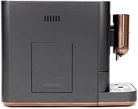 Café Affetto Automatic Espresso Machine + Milk Frother | Built-In & Adjustable Espresso Bean Grinder | One-Touch Brew in 90 Seconds | Matte Black, 1.2 Liter, (C7CEBBS3RD3)