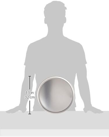 New Star Foodservice 51025 Restaurant-Grade Aluminum Pizza Pan, Baking Tray, Coupe Style, 12-Inch, Pack of 6