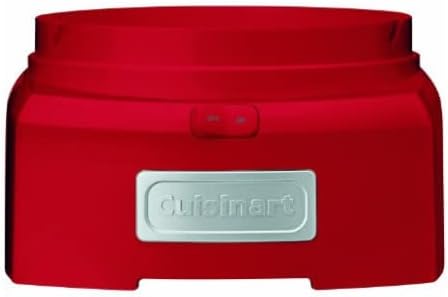 Cuisinart Ice Cream Maker Machine, 1.5 Quart Double Insulated Ice Cream Machine, Sorbet and Frozen Yogurt Maker, Ready in 20 Minutes, ICE-21RP1, Red