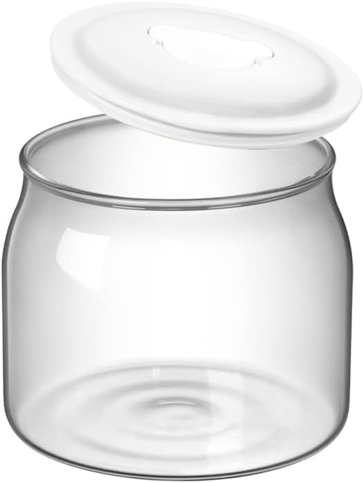 Bear Yogurt Maker Glass Jar with Lid 1QT for Yogurt Maker Machine/ C10T1 Yogurt Maker Replacement