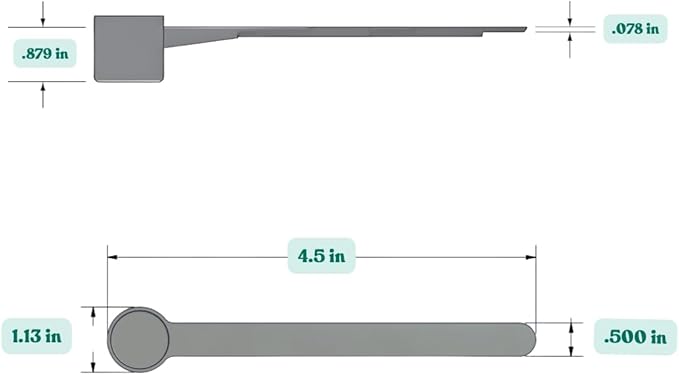 13 mL (13 CC) Long Handle Scoop for Measuring Coffee, Pet Food, Grains, Protein, Spices and Other Dry Goods (Pack of 25)