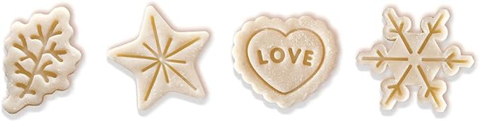 Talisman Designs Plunger Style Pie Crust Cutters, Occassions Design, 4 Piece Set