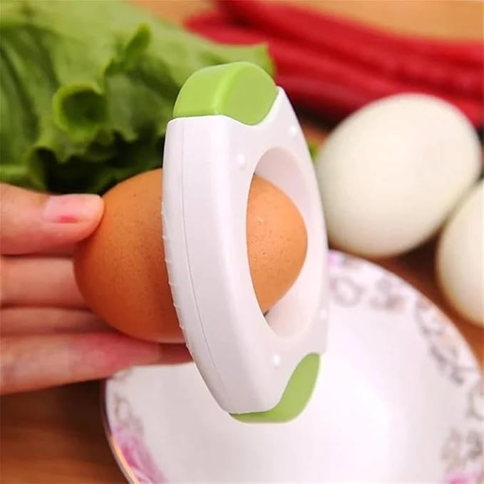 Yellow Egg Cracker Tool, Shell Opener Topper Cutter Separator for Quickly Cutting Off Tops of Eggs, Kitchen Gadgets Scissors