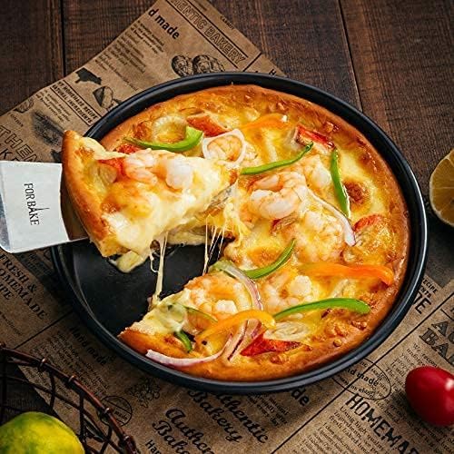 10" Pizza Pan Professional Premium Deep Dish Non-Stick Bakeware, 10-Inch