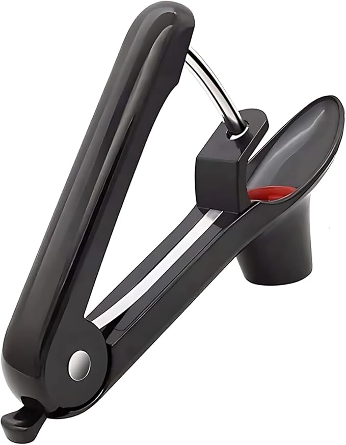 Cherry and Olive Pitter Tool, Heavy Duty Stainless Steel, Removable Splatter Shield, Dishwasher Safe, for Kitchen Utensils, Fruit Corer