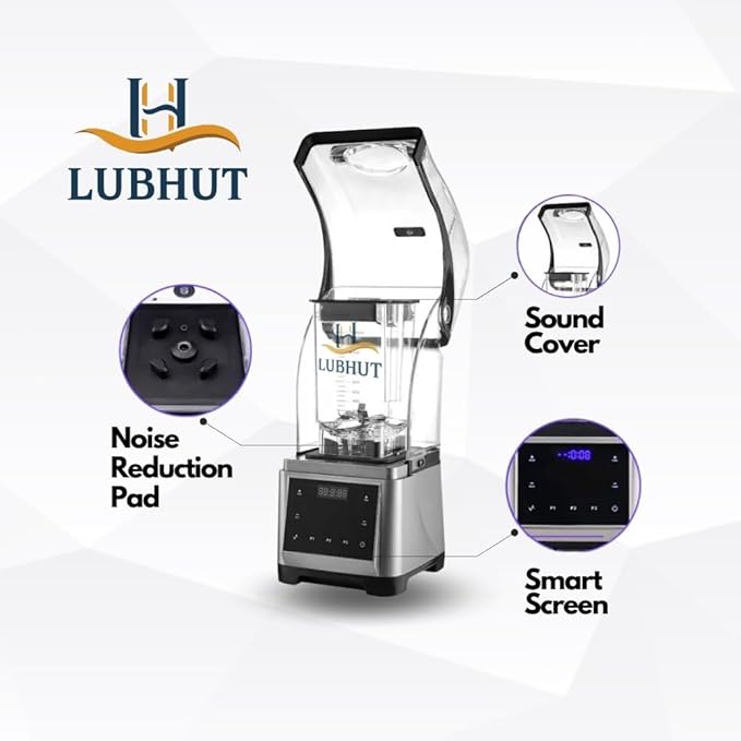 Heavy-Duty 1800W professional Blender Mixer Multi-speed and function Juicer, Food Processor & Smoothie Maker with Leak-Proof 1.8 litters Jar, Stainless-Steel Blades, Touch Control, Long life