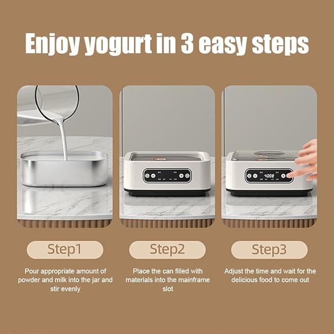 Yogurt Maker Machine,Probiotic Yogurt Maker Machine,Yogurt Maker with Temperature Control,Yogurt Heater,Automatic Yogurt Maker Machine 36 Hours Adjustable Time Probiotic Incubator
