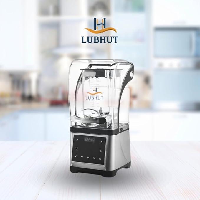 Heavy-Duty 1800W professional Blender Mixer Multi-speed and function Juicer, Food Processor & Smoothie Maker with Leak-Proof 1.8 litters Jar, Stainless-Steel Blades, Touch Control, Long life