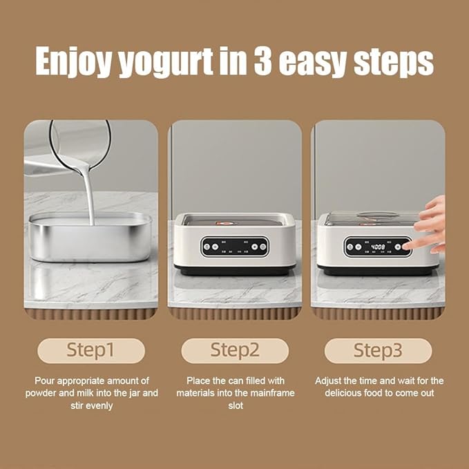 Yogurt Maker Machine,Probiotic Yogurt Maker Machine,Yogurt Maker with Temperature Control,Yogurt Heater,Automatic Yogurt Maker Machine 36 Hours Adjustable Time Probiotic Incubator