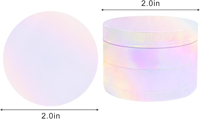 2.0 Inch Large Spice Grinder for Kitchen, White Rainbow