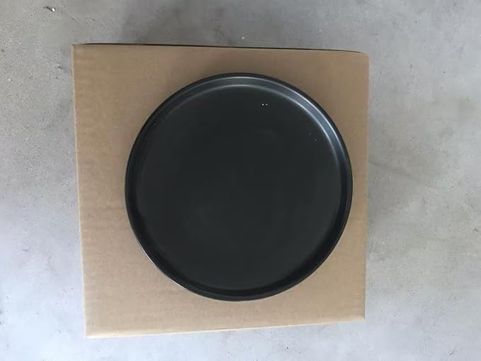 Matte Ceramic Appetizer Plates 6 Inch,Small Mini Dessert Plates Set of 4,Microwave and Oven Safe Snack,Bread,Butter Dessert,Pie,Cake Plates Cat Dishes(6 inch,Black)