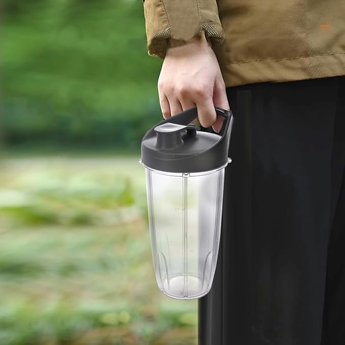 1000W High-Speed Personal Blender - 2 BPA-Free Cups (20oz & 27oz) for Smoothies, Shakes, Ice Crushing, Coffee & Spices | One-Touch Controls, Portable & Safety Lock