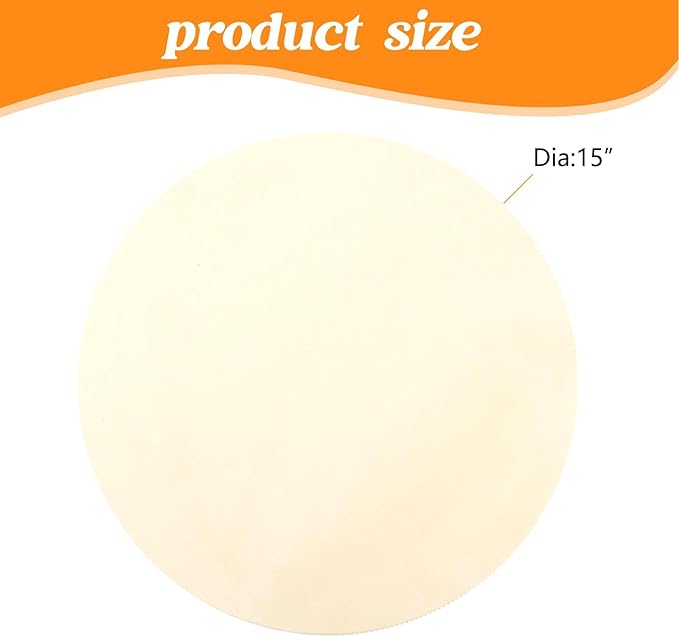 15 Inch Round Pizza Baking Stone for Grill and Oven,Big green Egg Accessories,Heavy Duty Ceramic Pizza Grilling Pan,Thermal Shock Resistance Perfect for Baking Crisp Crust Pizza