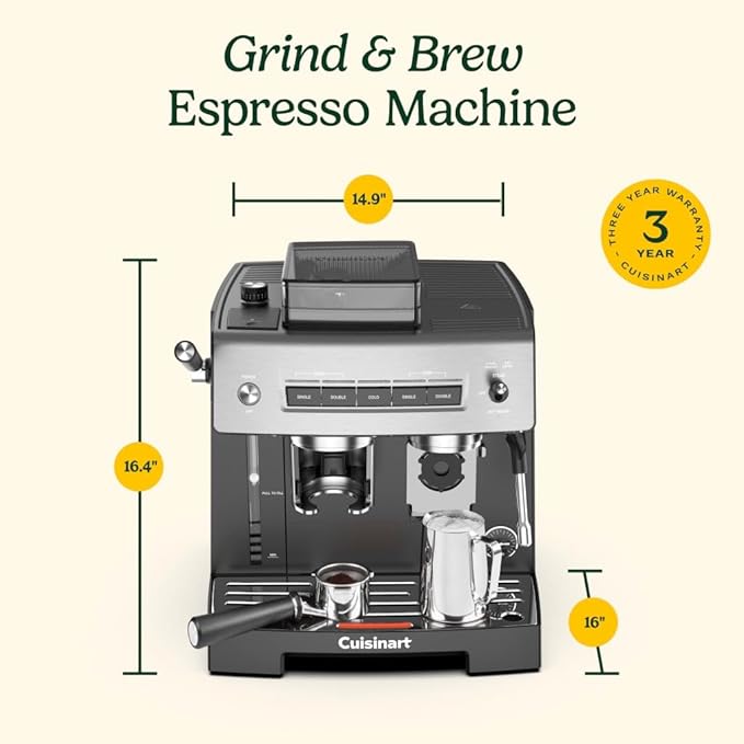Cuisinart Espresso Bar™ Grind & Brew Espresso Machine
