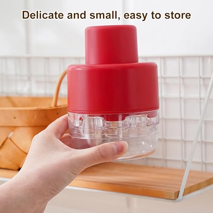 Cherry Pitter Tool,7 Hole Push Button Quick Release Cherry Pitter Multifunctional Fruit Pit Remover with Splatter Protector for Kitchen, Cake Shop, Fruit Salad(COLOR:Red)