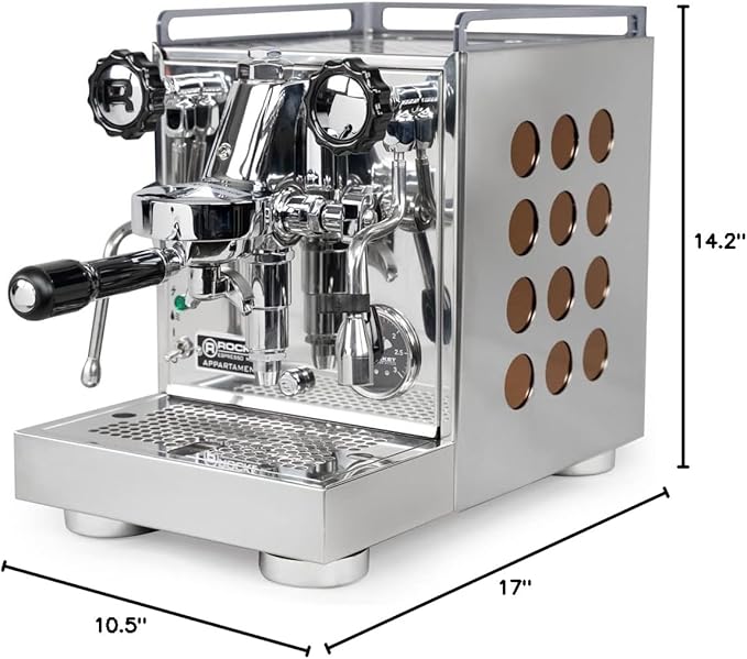 Rocket Espresso Appartamento Espresso Machine | E61 | Heat Exchanger | Copper