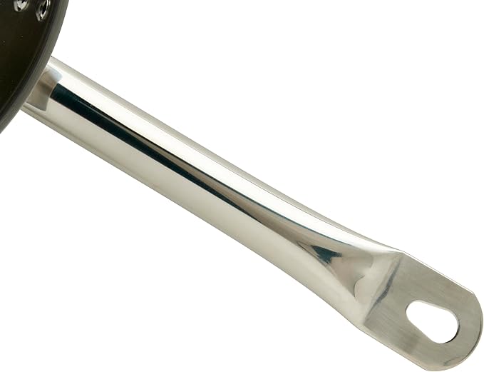 Winco Commercial-Grade Stainless Steel Fry Pan, Natural Finish, 8"