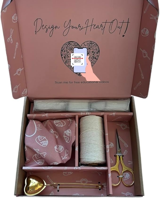 Sourdough Accessory Kit by Made With Loave | Sling, Scissors, Twine, Flour Duster, Bowl Cover & Stencil