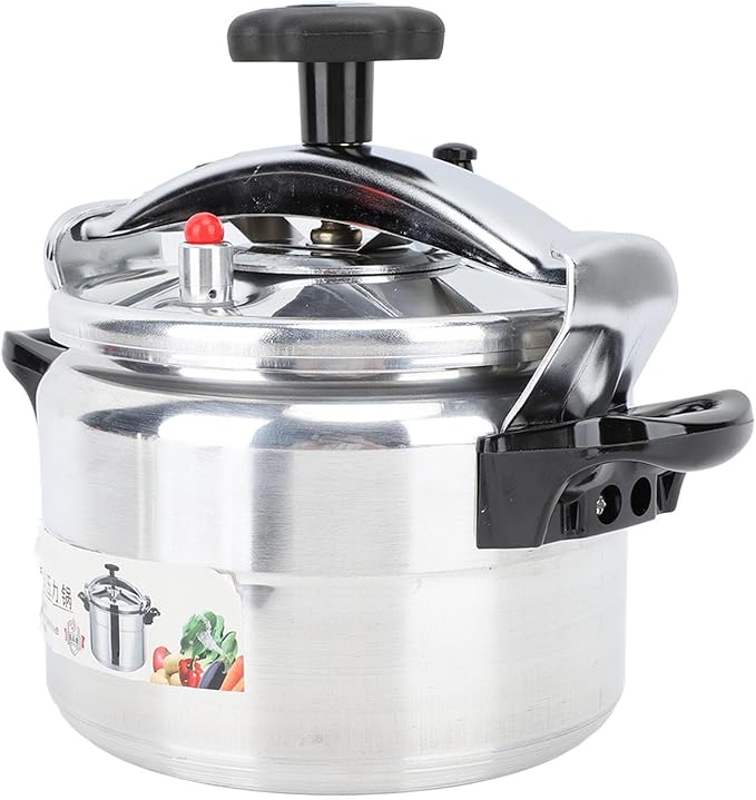 Haofy Large Capacity Pressure Cooker, Aluminum Alloy, Quick Cooking, Anti Stick Coating, Safety Design, Thickened, Commercial Household Use (9L)