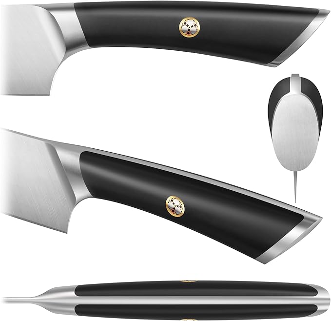 Cangshan ELBERT Series German Steel Forged Starter Knife Sets (Black, 2-Piece)