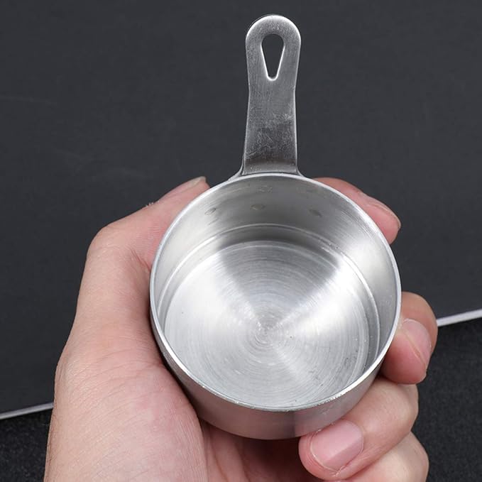 Hemoton Mini Saucepan Butter Milk Cheese Melting Pot Pan Small Heating Pot Cookware with Handle for Home Kitchen Restaurant Size S 9.5x5.3x5cm