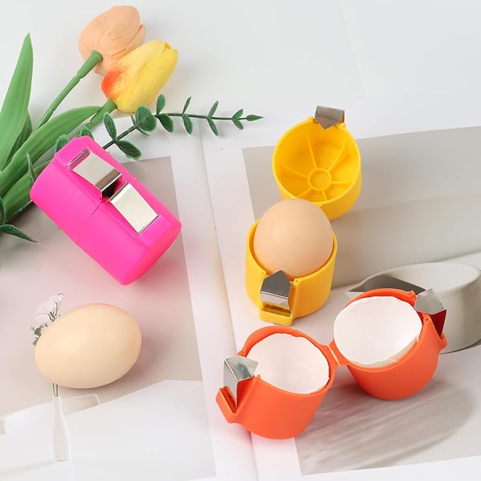 3pcs Egg Shell Opener, Egg Peeler Tool Set,Egg Separator for Raw Eggs, Hard Boiled Egg Peeler,Kitchen Gadgets for Home Cooks, Bakers & Breakfast Prep