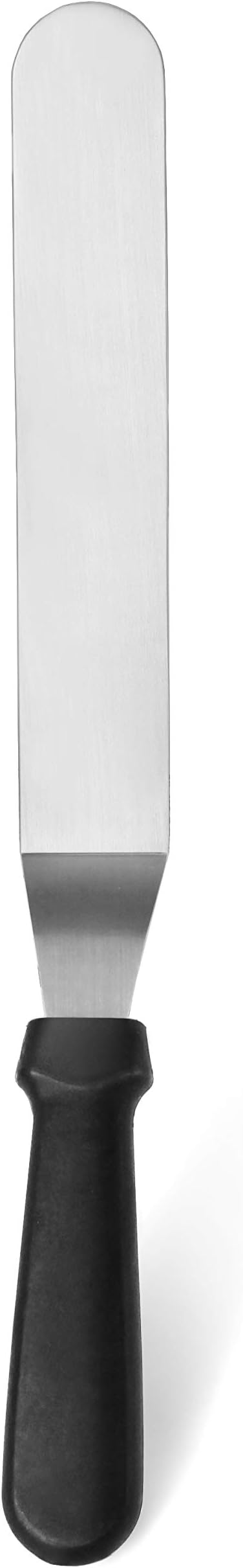 New Star Foodservice 38095 Angled Icing Spatula, 10-Inch Blade, 15-Inch Overall, Silver