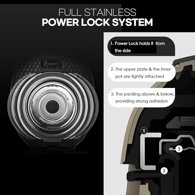 CRT-RPK0641MUS | 2.1 Ultra High-Pressure Induction Heating Rice Cooker 6 Cup (Uncooked) (1.14 quarts): 6 person serving / per use| Full Stainless Power Lock System | Auto Steam Clean | Voice Guide | Made in Korea | Dark Silver