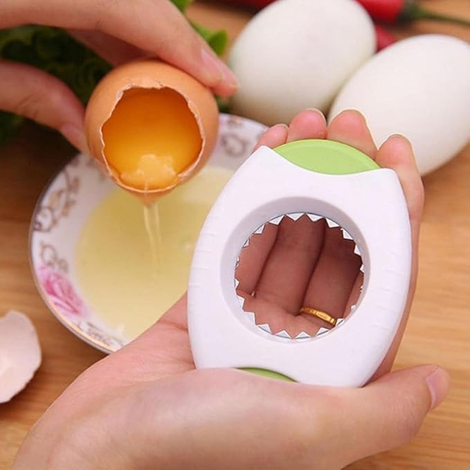 1Pc Yellow Egg Shell Opener,Egg Separators,Egg Topper Cutter,Cracker Separator for Cutting Off The Tops of Eggs,Egg Shell Scissors Opener,Kitchen Gadgets Tools,Specialty Tools and Gadgets,Lightweight
