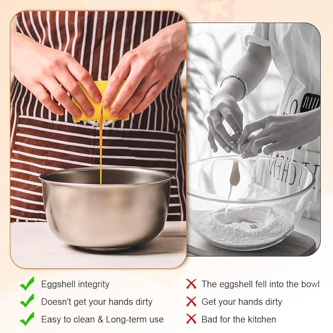 3Pcs Egg Shell Opener, New Egg Tool for Uncooked Eggs, Egg Shell Opener Topper Cutter, Handheld Eggshell Breaker and Egg Separator for Eggs Kitchen Gadgets Egg Cracker Tool 