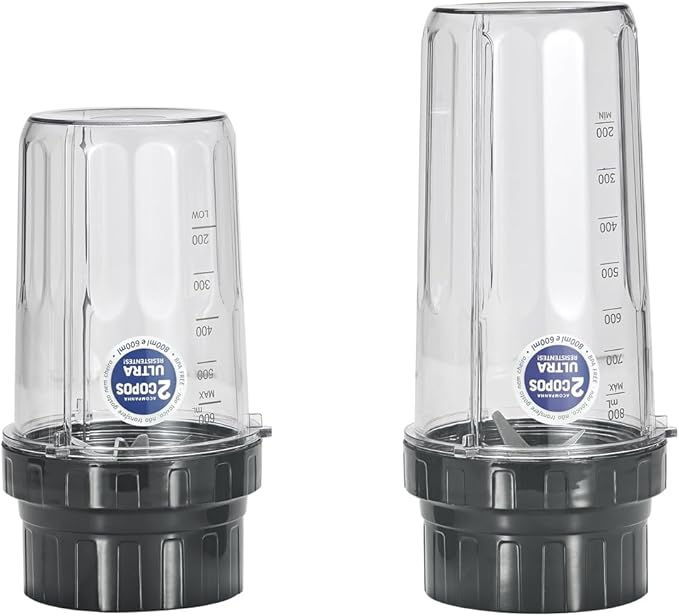 1000W High-Speed Personal Blender - 2 BPA-Free Cups (20oz & 27oz) for Smoothies, Shakes, Ice Crushing, Coffee & Spices | One-Touch Controls, Portable & Safety Lock
