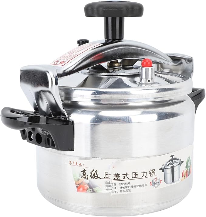 Haofy Large Capacity Pressure Cooker, Aluminum Alloy, Quick Cooking, Anti Stick Coating, Safety Design, Thickened, Commercial Household Use (9L)