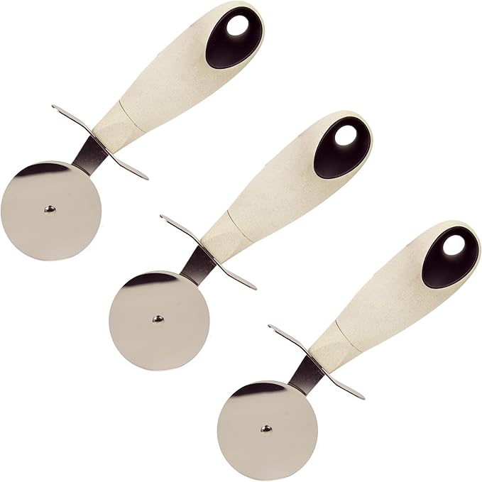 Wheat Straw Kitchen Utensils, Set of 3 (Pizza Cutters)