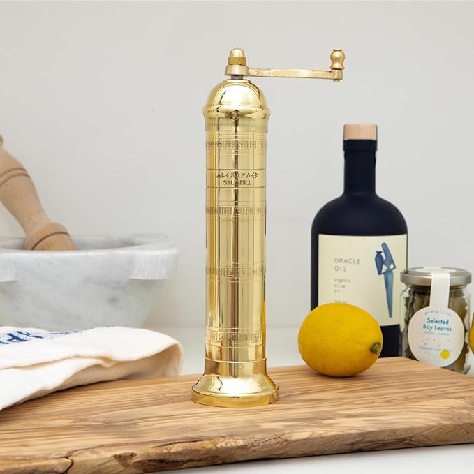 The Original European Mill (Brass, 9-Inch Salt)