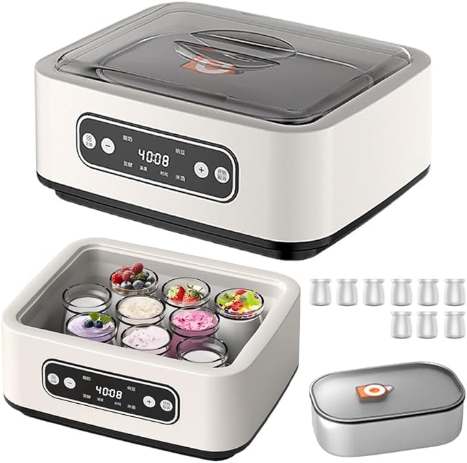 Yogurt Maker Machine,Probiotic Yogurt Maker Machine,Yogurt Maker with Temperature Control,Yogurt Heater,Automatic Yogurt Maker Machine 36 Hours Adjustable Time Probiotic Incubator