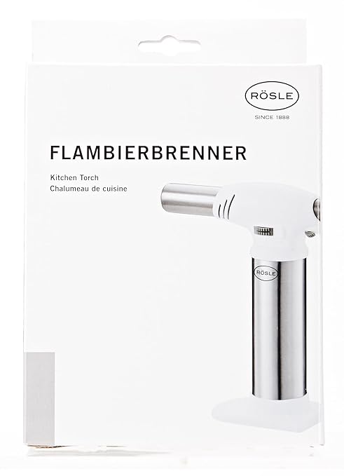 Rösle 12844 Crème Brulee Butane/Propane Adjustable Kitchen Cooking Torch 6.5 in.
