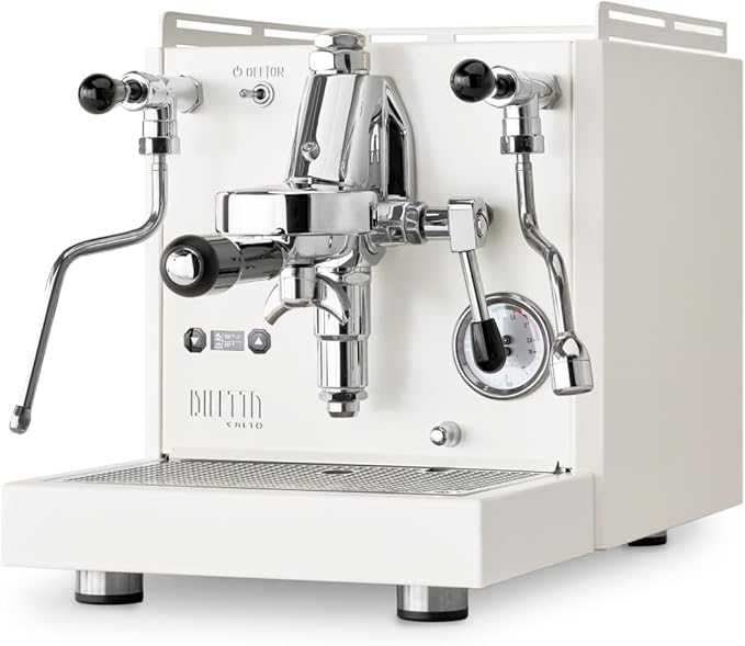 Diletta Alto Espresso Machine | Dual Boiler | PID | Shot Timer | Adjustable OPV | (White)