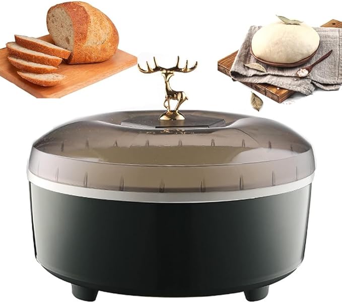 Electric Dough Proofer, 5L Temperature Control Fermentation Machine, Bread Dough & Yogurt Maker with Stainless Steel Liner