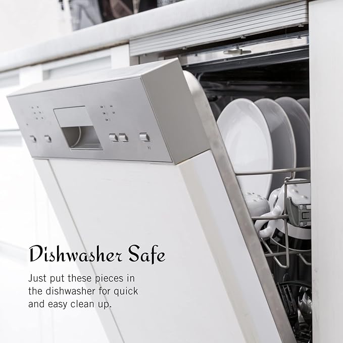 Mikasa Satin Loft 65-Piece Flatware Set for 12, 18/10 Stainless Steel Silverware with Forks, Knives, Spoons, and Serving Utensils, Durable and Elegant Design