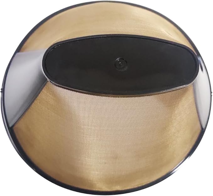 2Pcs Reusable Coffee Filter Basket, No.4 Cone Coffee Maker Filters, for Ninja and Cuisinart Coffee Maker Machines Brewers Filter Replacement