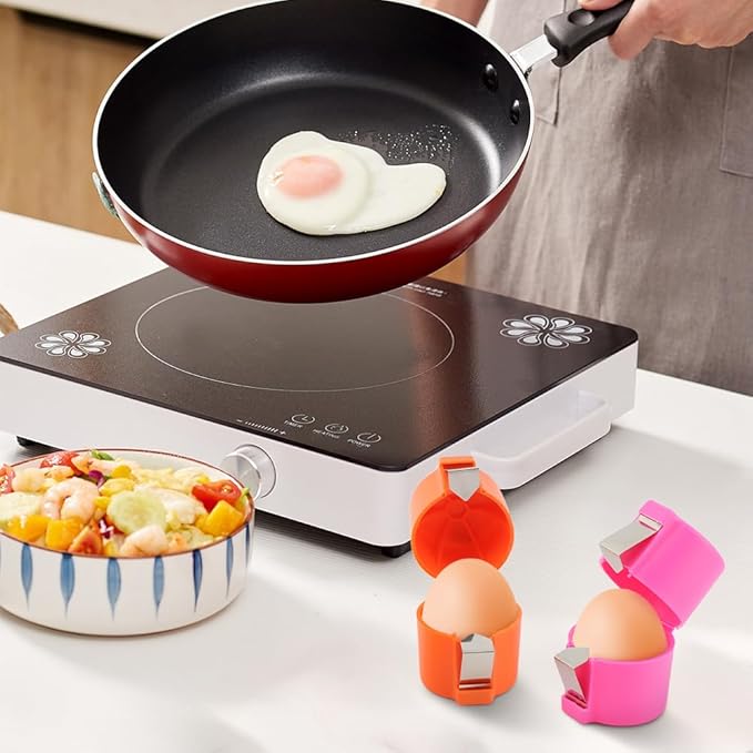 3Pcs Egg Shell Opener, New Egg Tool for Uncooked Eggs, Egg Shell Opener Topper Cutter, Handheld Eggshell Breaker and Egg Separator for Eggs Kitchen Gadgets Egg Cracker Tool 