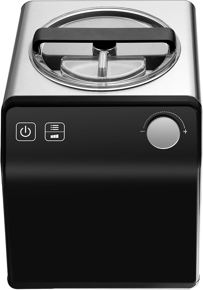 VEVOR Upright Automatic Ice Cream Maker with Built-in Compressor, 2 Quart No Pre-freezing Fruit Yogurt Machine, Stainless Steel Electric Sorbet Maker, 4 Modes Gelato Maker with Digital Display & Timer
