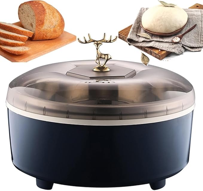 Electric Dough Proofer, 5L Temperature Control Fermentation Machine, Bread Dough & Yogurt Maker with Stainless Steel Liner