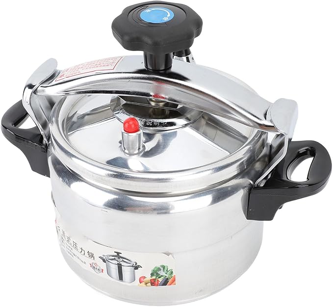 Haofy Large Capacity Pressure Cooker, Aluminum Alloy, Quick Cooking, Anti Stick Coating, Safety Design, Thickened, Commercial Household Use (9L)