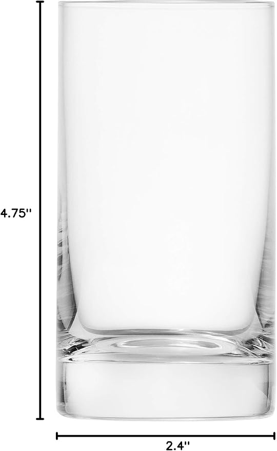 Zwiesel Glas Tritan Paris Barware Collection Highball Cocktail Glass, 8.1-Ounce, Set of 6