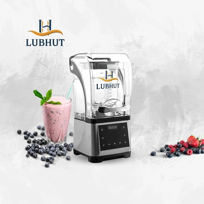 Heavy-Duty 1800W professional Blender Mixer Multi-speed and function Juicer, Food Processor & Smoothie Maker with Leak-Proof 1.8 litters Jar, Stainless-Steel Blades, Touch Control, Long life