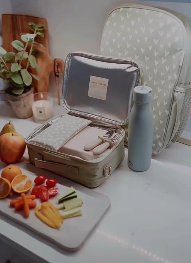 Ali+Oli Silicone Bento Box (Construction) Lunch Box for Kids, Toddlers, Preschoolers & Adults | BPA-Free and Spill-Proof | Ideal for School, and On-the-Go Meals| Perfect for Lunch, Snacks, and Meals