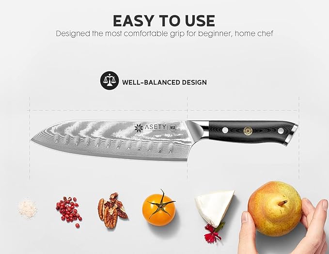 Damascus Kitchen Knife Set 3 PCS: NSF Food-Safe Japanese Knives with VG10 Steel Core, Ultra-Sharp Professional Chef Knife Set and Full Tang G10 Handle, Elegant Box
