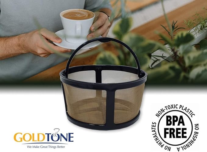 GOLDTONE Reusable Coffee Filter fits KEURIG Essentials and K-Duo Coffee Makers and Brewers w/Scoop